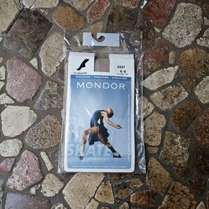 Mondor Women's Figure Skating Tights Hosirey, Tan